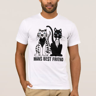 Mans Best Friend, Cat T_shirts T-Shirt