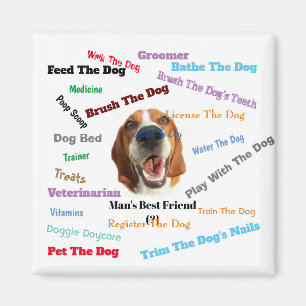Man's Best Friend (?)   Magnet