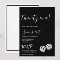 Man's Casino 21st Birthday Party