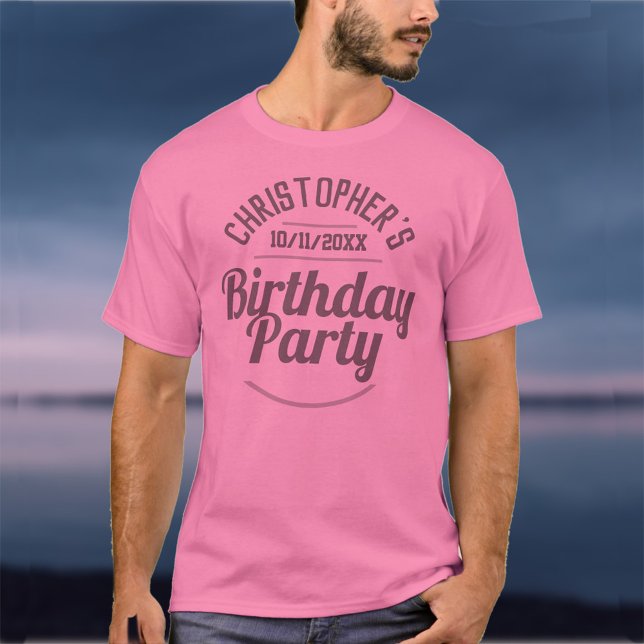 Man's Celebration of a Birthday T-Shirt (Creator Uploaded)