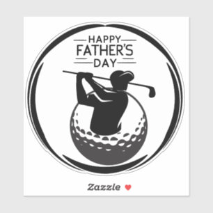 Man's Golf swing ball:Happy Father's Day