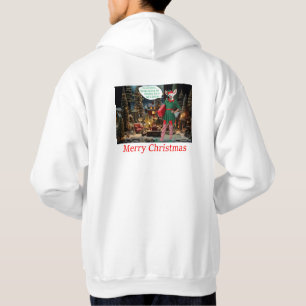 mans hoodie. Merry Christmas. fennec fox/elf Hoodie