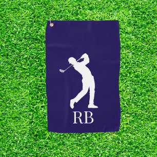  Mans Navy Golf Towel