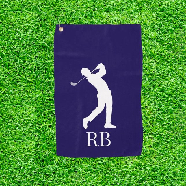  Mans Navy Golf Towel (Swinging into Treasure Troves!)