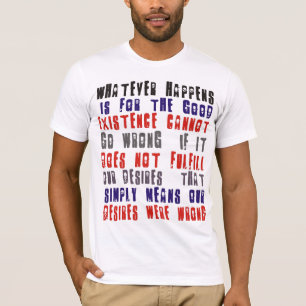 Man's T-shirt Osho. Whatever happens is for the...