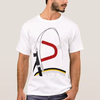 Mans Vintage Road Bike. On Your Bike. T-Shirt