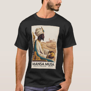Mansa Musa Mali Empire African King Illustration T-Shirt