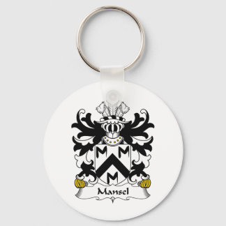 Mansel Family Crest Key Ring