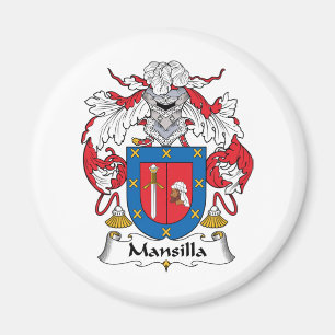 Mansilla Family Crest Magnet