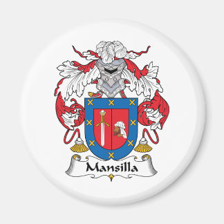 Mansilla Family Crest Magnet