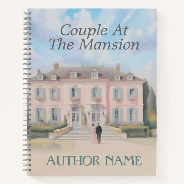 Mansion Couple Book Cover Inspiration Notebook (Front)
