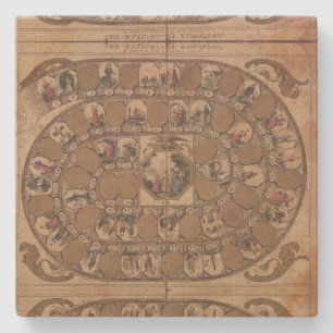 Mansion of Happiness – old game Stone Coaster