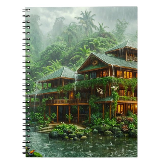 Mansion of the Tropical Rainforest Notebook (Front)