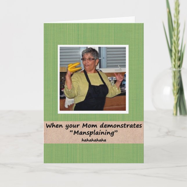Mansplaining Card (Front)