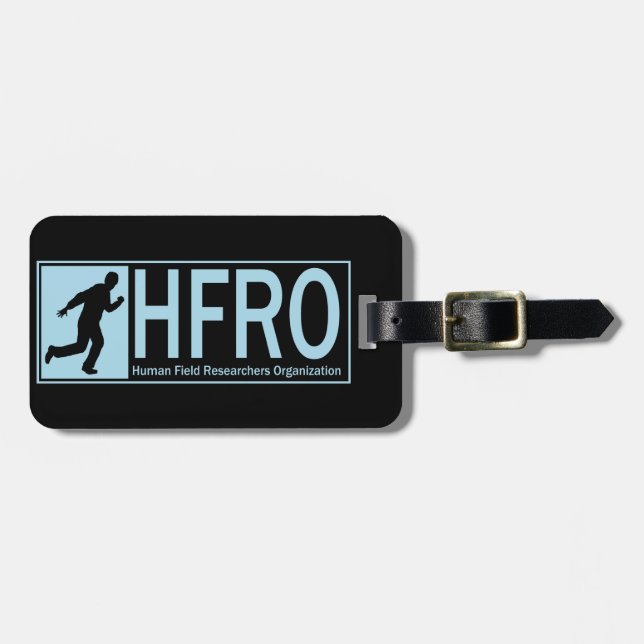 Mansquatch Luggage Tag (Front Horizontal)