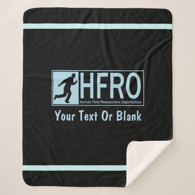 Mansquatch Sherpa Blanket (Front)