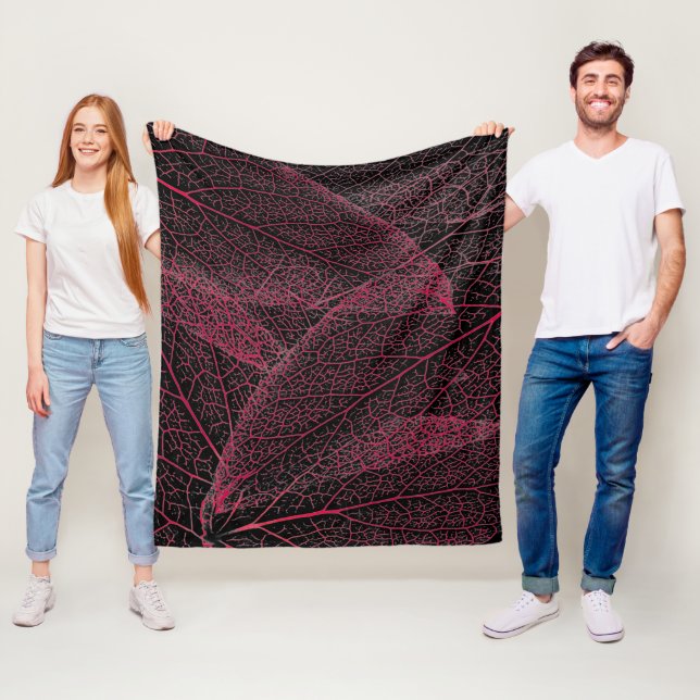 Manta de forro polar hojas de árbol fleece blanket (In Situ)