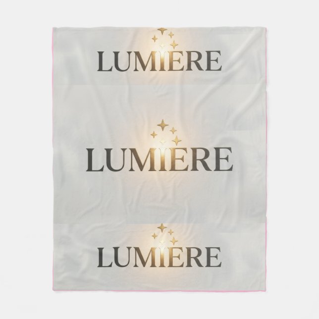 MANTA LUMIERE  FLEECE BLANKET (Front)