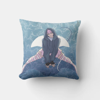 Manta Ray Anime Hybrid Character Cushion