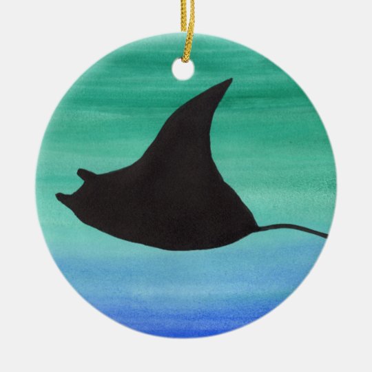 Manta Ray Christmas Ornament Zazzle.co.nz
