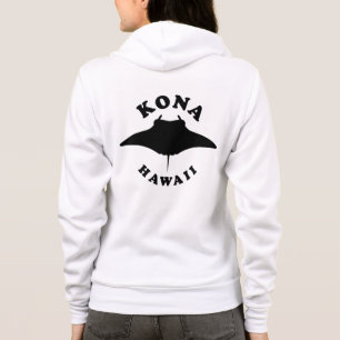 Manta Ray Diving in Kona, Hawaii Hoodie