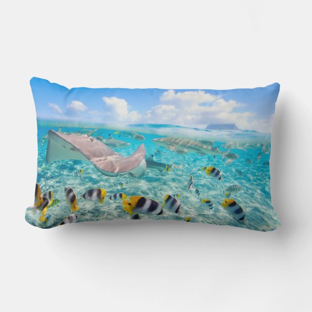 Manta Ray Lumbar Cushion (Front)