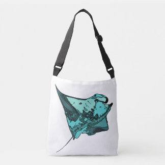 Manta Ray, (Manta birostris) Crossbody Bag