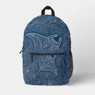 Manta Ray Ocean Backpack - Sleek Travel Bag