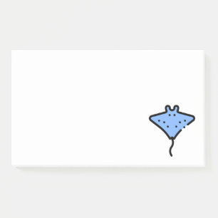 Manta ray post-it notes