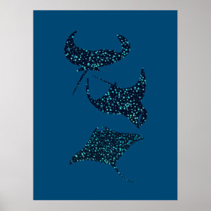 Manta Ray  Poster