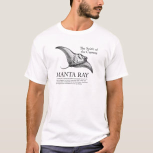 Manta Ray - The Spirit of the Current Vintage  T-Shirt