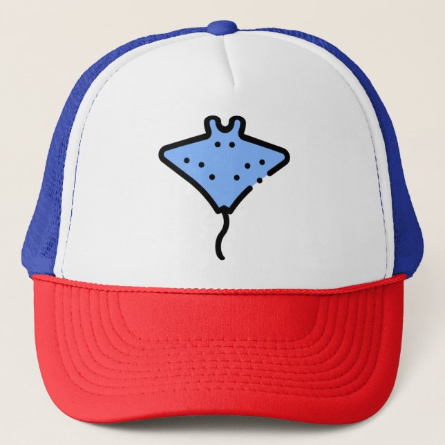 Manta ray trucker hat (Front)