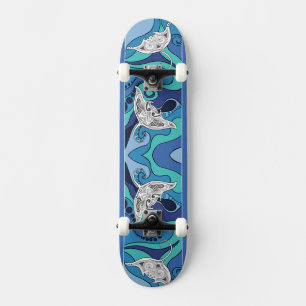 Manta Rays in Paradise Skateboard