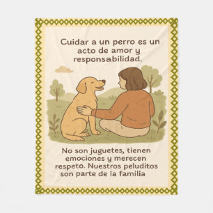 MantaPeluditos Fleece Blanket