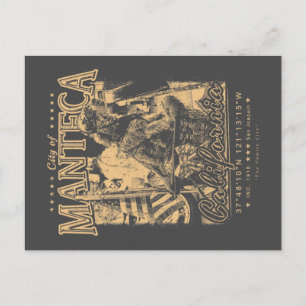 MANTECA CALIFORNIA - NOT FORGOTTEN MEMORIAL DAY POSTCARD