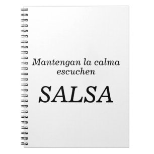 mantengan la calma notebook