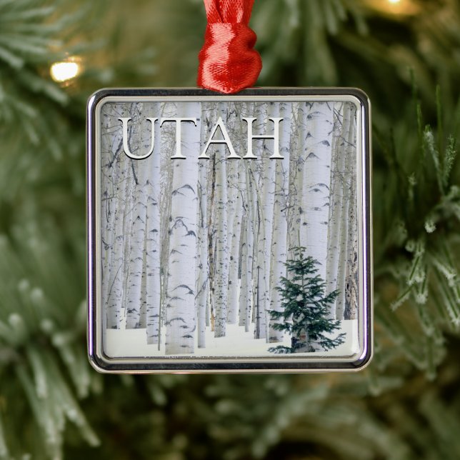 Manti-LaSal National Forest, Utah Metal Tree Decoration (Tree)