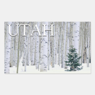 Manti-LaSal National Forest, Utah Rectangular Sticker