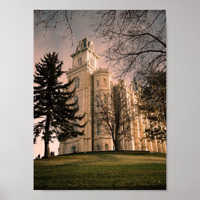 Manti, Utah LDS Temple Poster (Front)