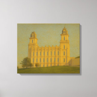 Manti Utah Temple Painting™ LDS Wall Art Canvas