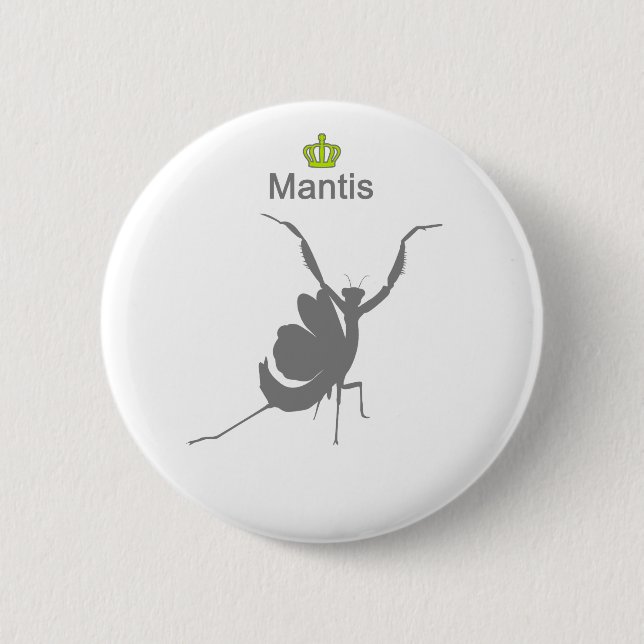 Mantis g5 6 cm round badge (Front)