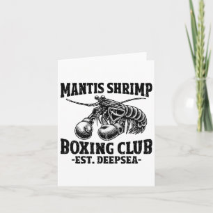 Mantis Shrimp Boxing Pea Mantis Shrimp Card
