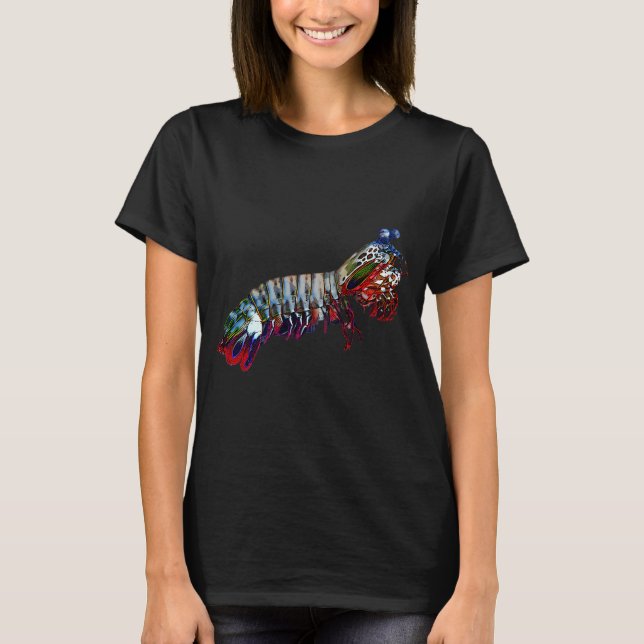 Mantis Shrimp Colour Design T-Shirt (Front)
