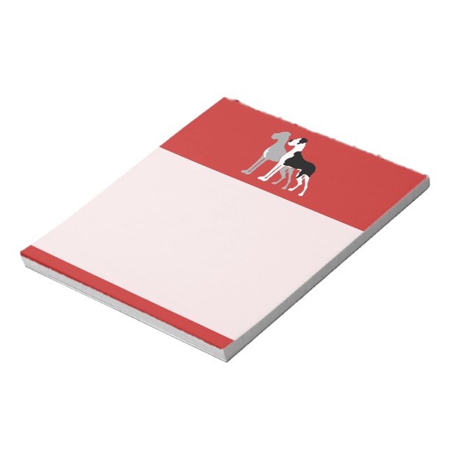 Mantle Boston Great Dane Notepad (Rotated)