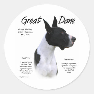 Mantle Great Dane Meet the Breed - Sticker