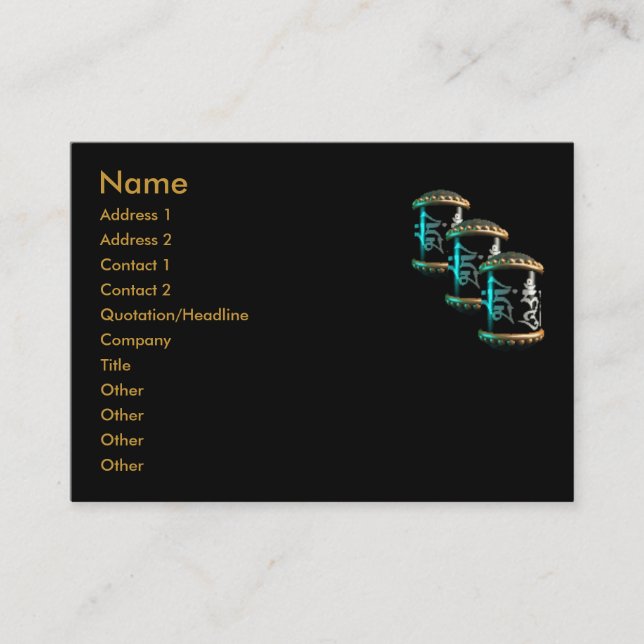Mantra Business Card (Front)