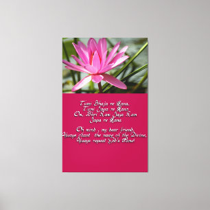 Mantra of Love Canvas Print