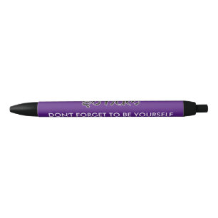 Mantra SO HUM - flat black & white contour Ink Pen