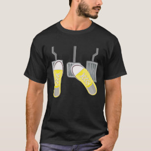 Manual Car Pedals Stick Shift Gearbox Car  Racing T-Shirt