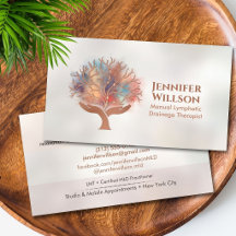 Manual Lymphatic Drainage Therapist Hands Tree
